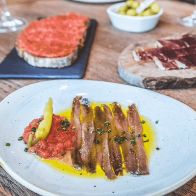 Cantabrian Organic Anchovies in Olive Oil 48g