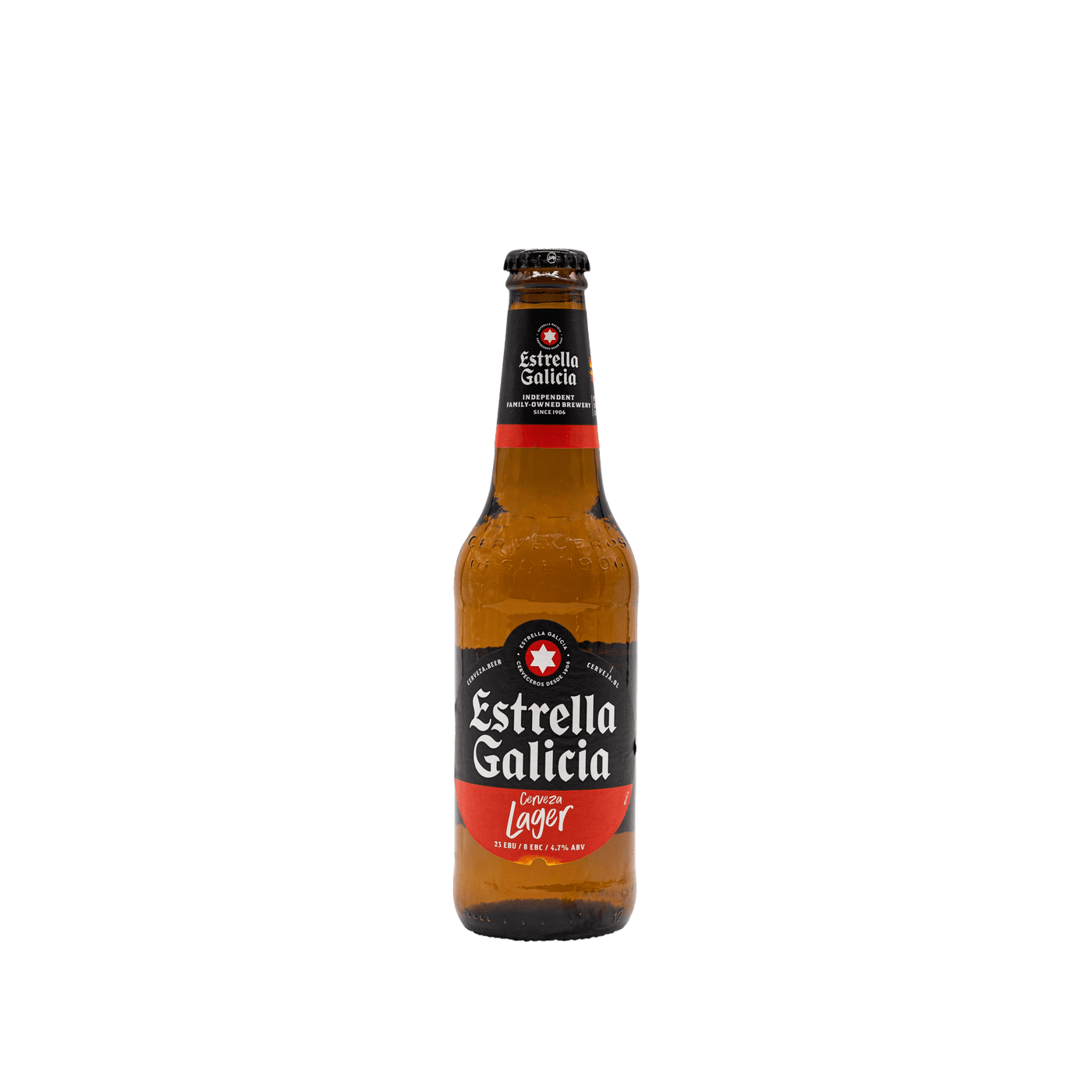 Estrella Galicia Lager Beer 330ml (Pack 6 units)